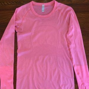 Coral Lululemon Athletic Top